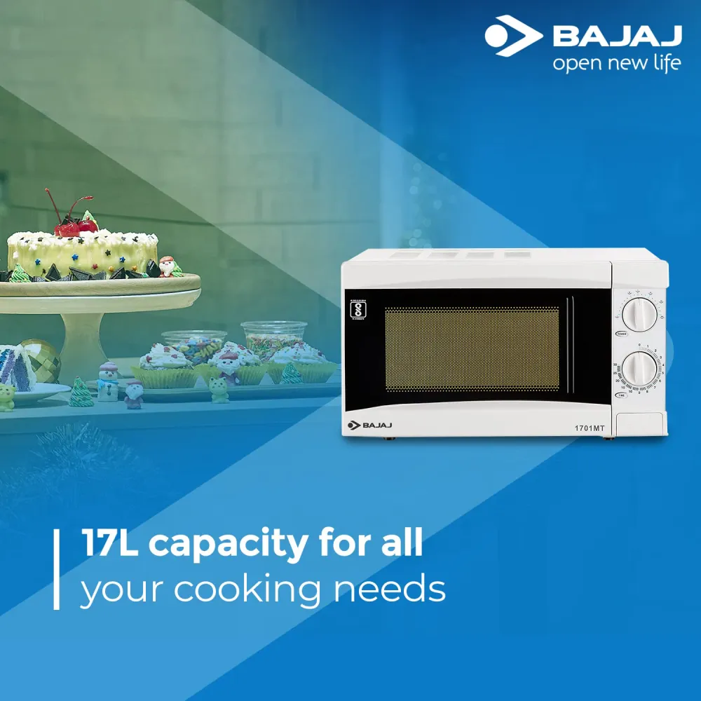 Bajaj 1701 MT Solo Microwave Oven.