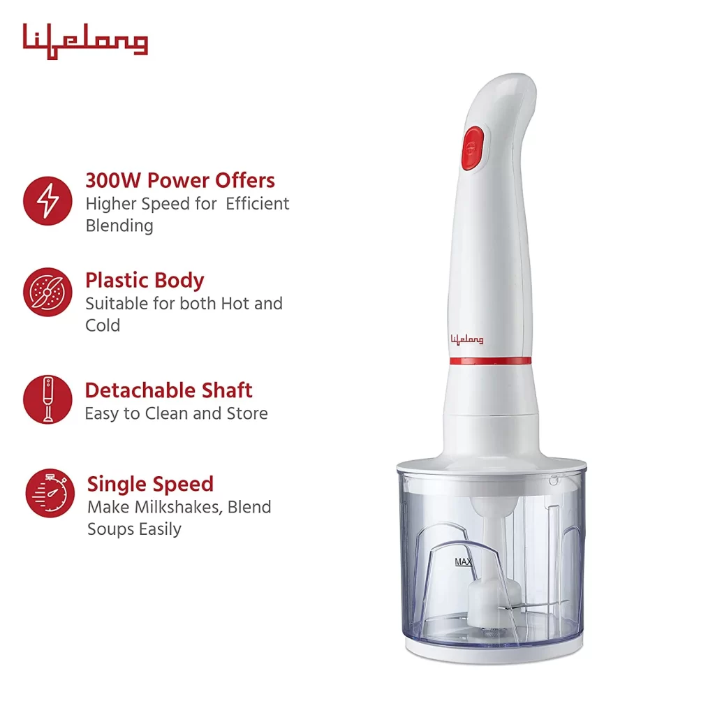 Regalia Plus 300W Hand Blender Machine for Kitchen