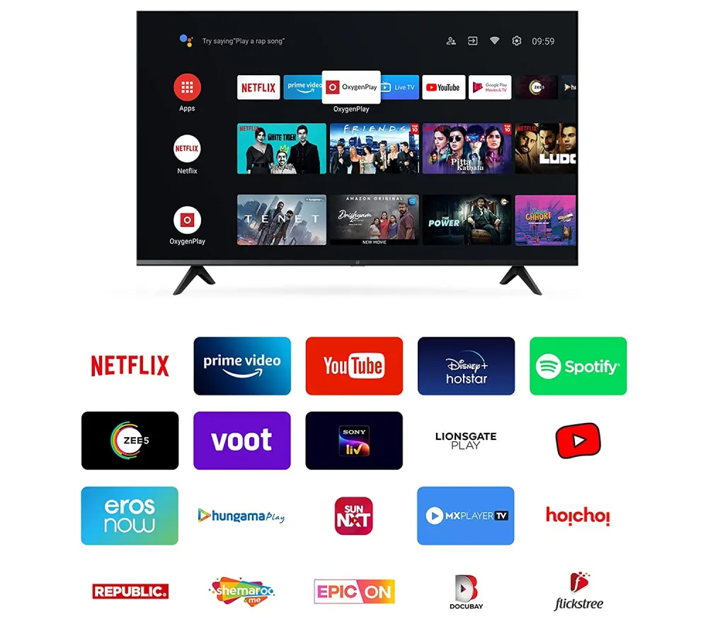 OnePlus 55 inches4K Ultra HD Smart Android LED TV