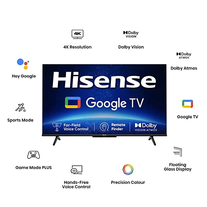 Hisense 4K Ultra HD Smart LED Google TV by ONDC