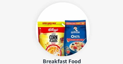 Discount Coupons on Amazon Breakfast food