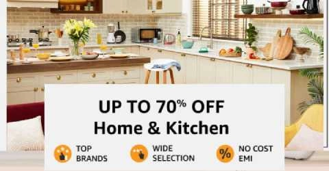 Up to 70% off on Home and Kitchen